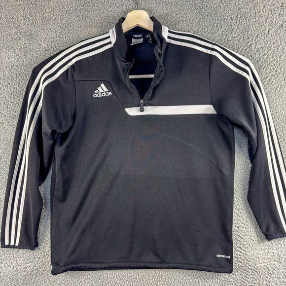 adidas Other - Adidas Climacool 1/4 Zip Jacket Mens Large Black Golf Athletic Sweater Outdoor